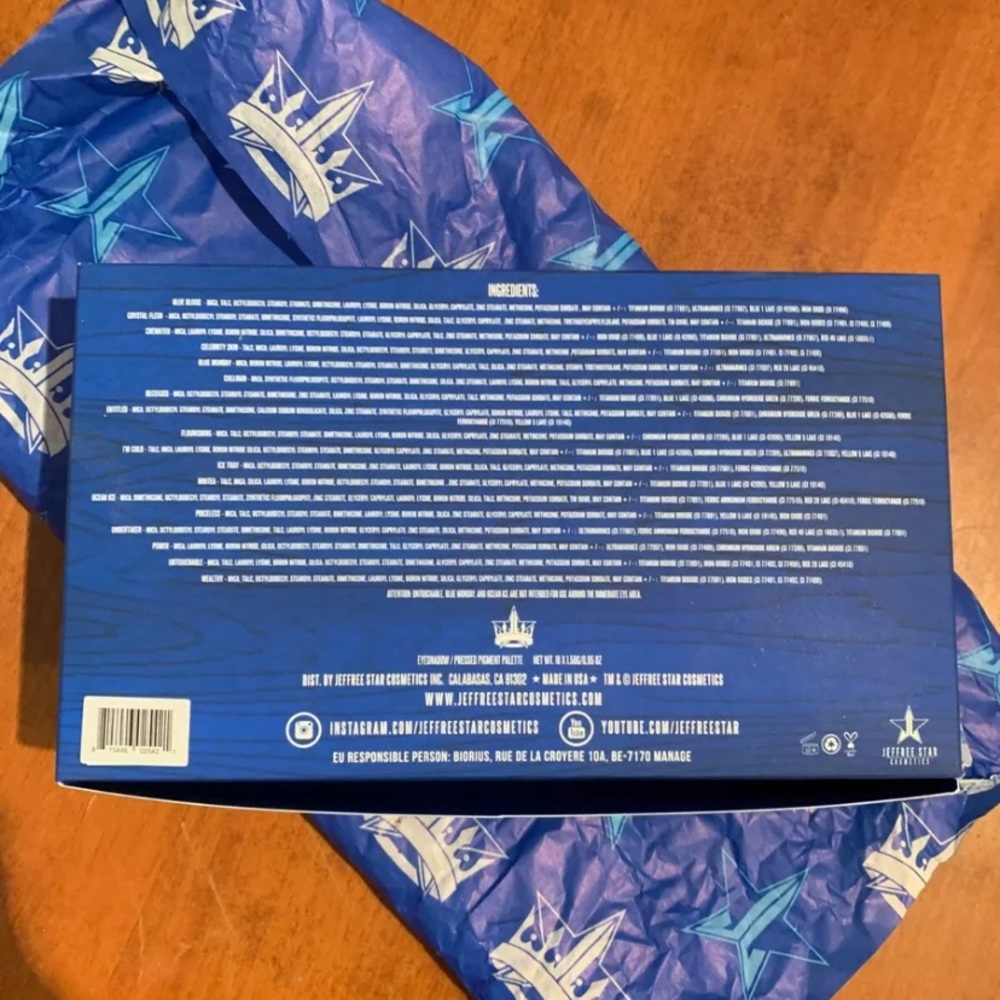 Jeffree Star “Blue Blood” Palette 100% Auth - Picture 3 of 7